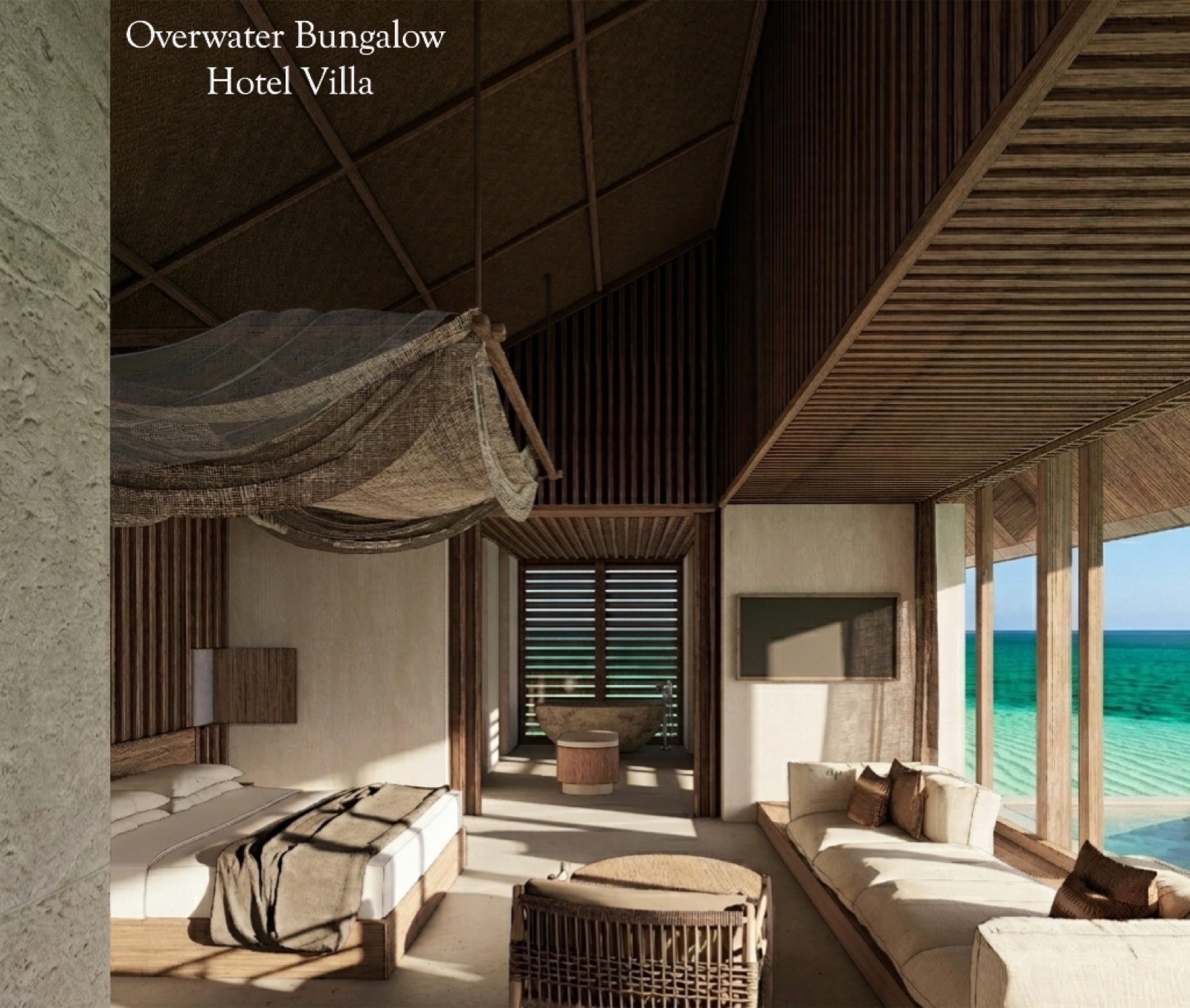 Overwater Bungalow Interior
